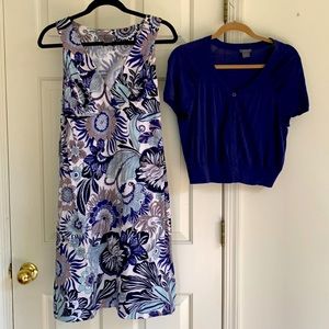 Ann Taylor sun dress & coordinating shrug
